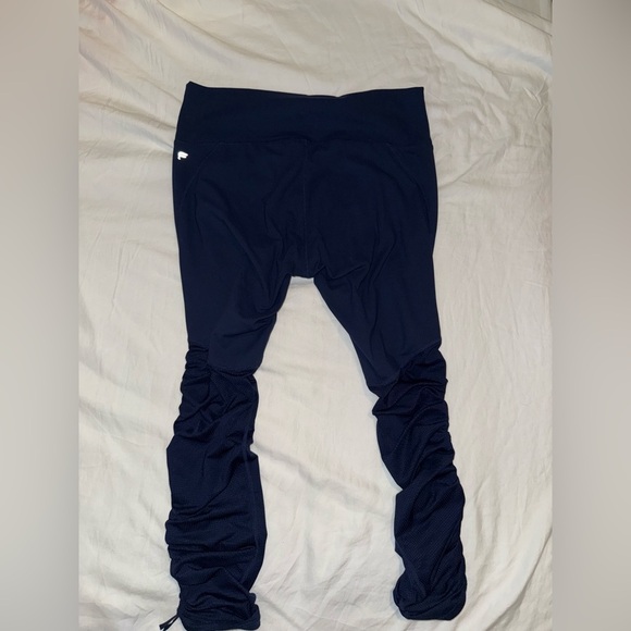 Medium Fabletics High-Waisted Navy Leggings |Athletic - Picture 6 of 7